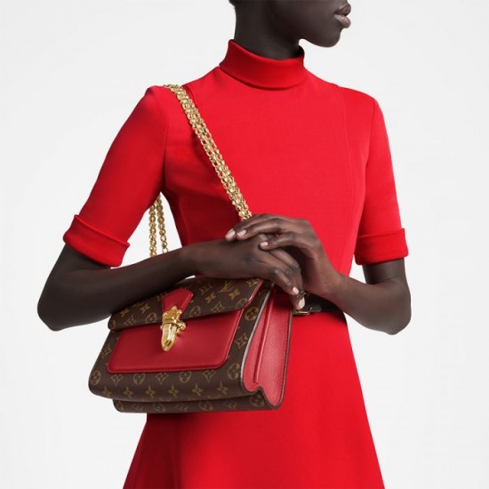 Outlet Louis Vuitton Victoire Cherry M41731 Black M41730 Burgundy M41732 On Sale Louis Vuitton Outlet