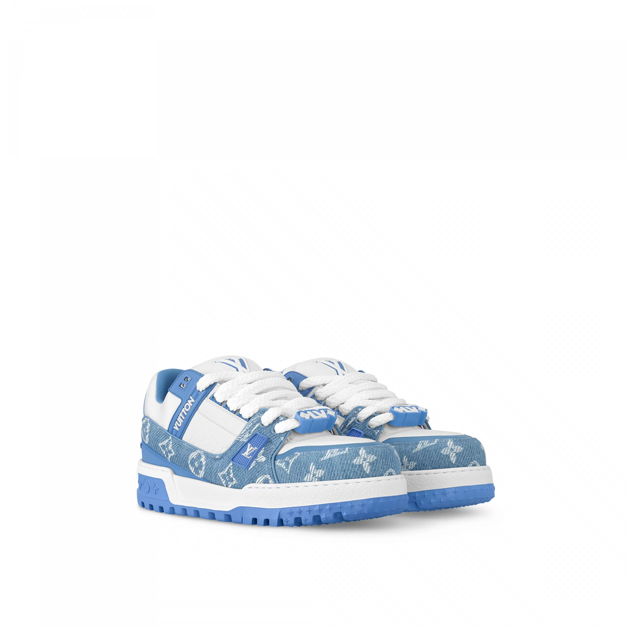 Outlet Louis Vuitton 1ACWHW LV Trainer Maxi Sneaker Denim Blue On Sale - Louis  Vuitton Outlet ®